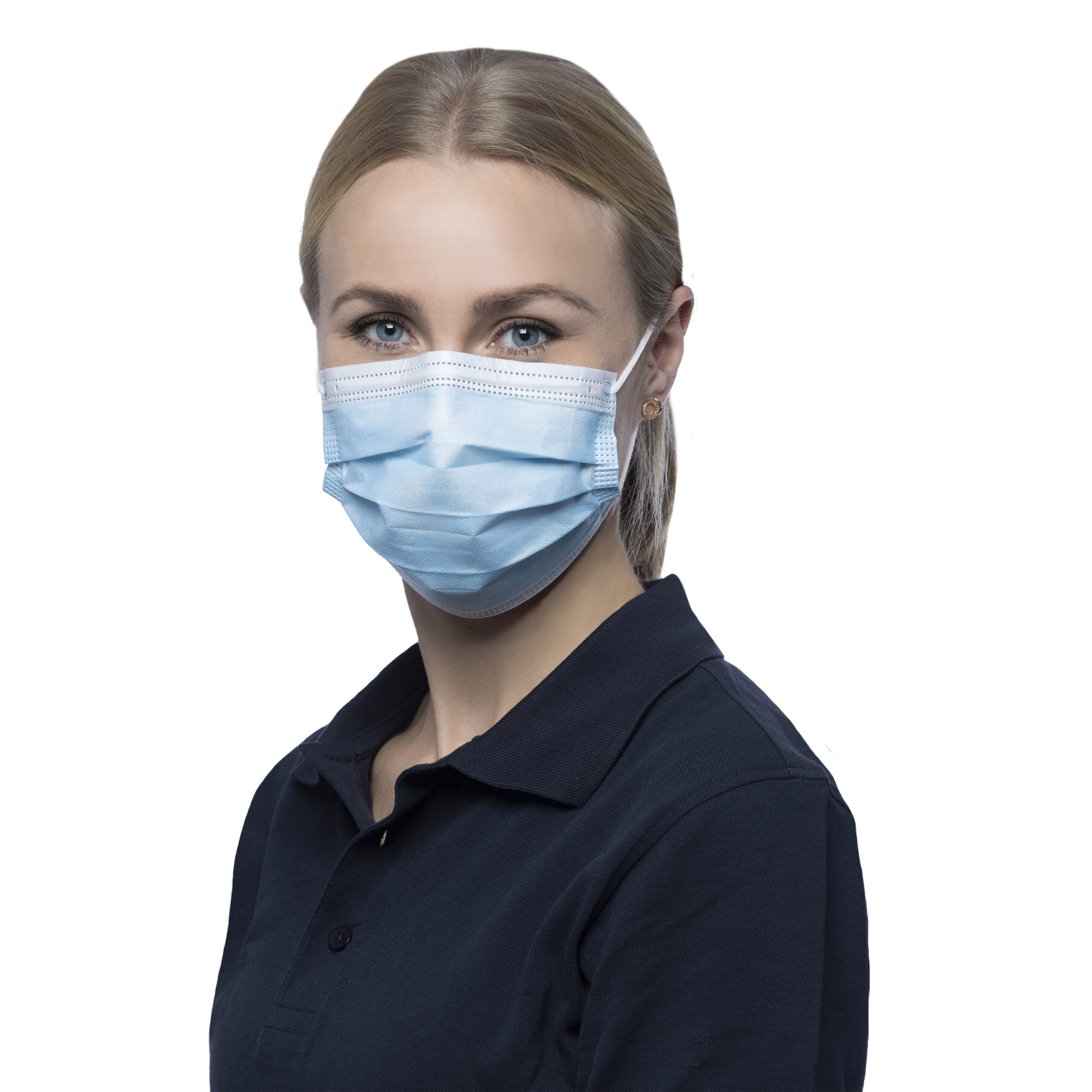 Medizinische Gesichtsmaske 3 lagig EN 14683 Made in Germany 100 Stk
